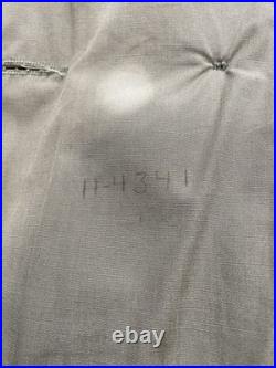 Vintage 40s WWII Mackinaw Jeep Coat Heavy Wool US Army Jacket Canvas Dated 1942