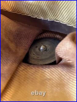 Vintage Antique US Military WWII Wool Army Officer's Hat Cap with Badge