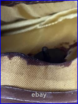 Vintage Antique US Military WWII Wool Army Officer's Hat Cap with Badge