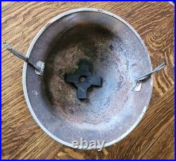 Vintage Canada WW2 WWII Dated 1941 Army Helmet Has The Chin Strap, Original