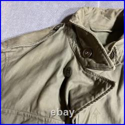 Vintage Field Jacket Mens 36R M-1943 M43 Military Coat WWII Combat Army Green