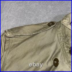 Vintage Field Jacket Mens 36R M-1943 M43 Military Coat WWII Combat Army Green