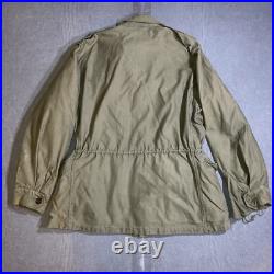 Vintage Field Jacket Mens 36R M-1943 M43 Military Coat WWII Combat Army Green