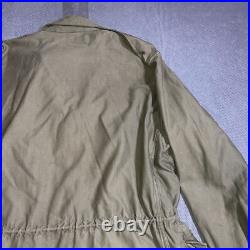 Vintage Field Jacket Mens 36R M-1943 M43 Military Coat WWII Combat Army Green