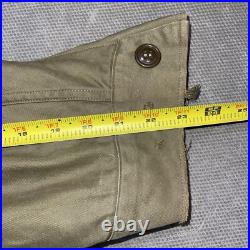 Vintage Field Jacket Mens 36R M-1943 M43 Military Coat WWII Combat Army Green
