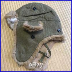 Vintage Imperial Japanese Army Winter cap WW2 WWII original from JAPAN