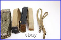 Vintage Lot WWII US ARMY Military Field Utility Ammo Canteen Belt Pack
