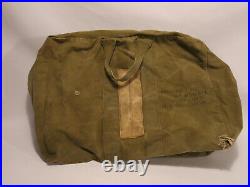 Vintage Military Army Air Force Aviator Kit Bag AN-6505-1 WWII Era Rare