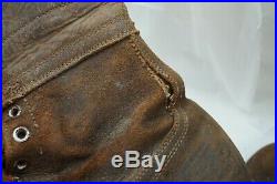 Vintage Military Combat Boots Double Buckle Wwi Wwii 9-1/2d Old Us Army Original