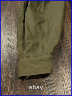 Vintage Original Combat Worn US Army M-1943 Field Jacket 34 R WWII Era No Wash