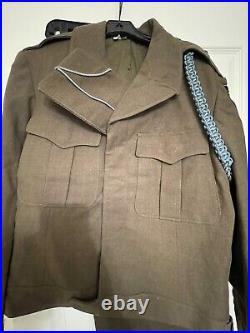 Vintage Original WW2/WWII 2ID US Army Ike Jacket, Trousers, and Cap