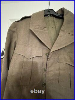 Vintage Original WW2/WWII 2ID US Army Ike Jacket, Trousers, and Cap