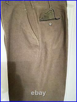 Vintage Original WW2/WWII 2ID US Army Ike Jacket, Trousers, and Cap