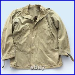 Vintage Original WWII US Army M41 Arctic Field Jacket Fits L/XL GUC