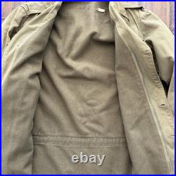 Vintage Original WWII US Army M41 Arctic Field Jacket Fits L/XL GUC