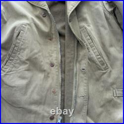 Vintage Original WWII US Army M41 Arctic Field Jacket Fits L/XL GUC