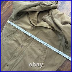Vintage Original WWII US Army M41 Arctic Field Jacket Fits L/XL GUC