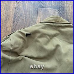 Vintage Original WWII US Army M41 Arctic Field Jacket Fits L/XL GUC