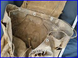 Vintage Original World War 2 WWII Japan Military Army Soldier's backpack-g0410-2