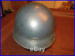 Vintage Original Wwii Ww2 French Army M1937 Armor Vehicle Tank Motorcycle Helmet