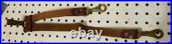 Vintage Pre-wwii 1920-30 Us Army Officers Leather Belt & Slings 30-34 Brass End