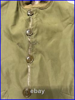 Vintage US Army M-1943 M-43 Liner Pile Field Jacket WWII Korea Military