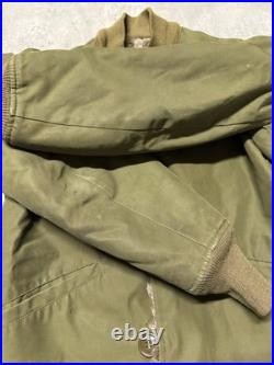 Vintage US Army M-1943 M-43 Liner Pile Field Jacket WWII Korea Military