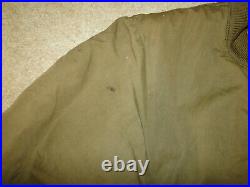 Vintage US Militaria WW II US Army Field Coat Jacket Liner m 43 Sz 44