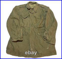 Vintage US Military Army M-1943 Field Jacket WWII Era M-43 (22x31) Measurements