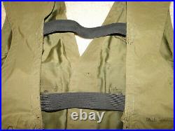 Vintage WW II US Army Air Corp Emergency Sustenance Survival Vest Type C-1 Sz M