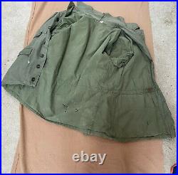 Vintage WW2 U. S. Army M1943 Field Jacket M43 L Size 40 R size tag