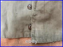 Vintage WW2 U. S. Army M1943 Field Jacket M43 L Size 40 R size tag