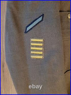 Vintage WW2 US 6th Army Air Corps Uniform Grouping/Pants Belt Dog Tags Lot
