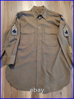 Vintage WW2 US 6th Army Air Corps Uniform Grouping/Pants Belt Dog Tags Lot