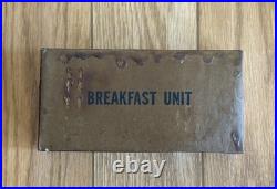 Vintage WW2 US Army Field Ration K Breakfast Unit Sealed Phillips K Ration NICE