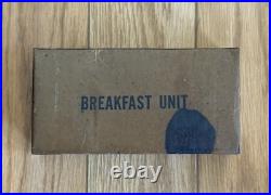 Vintage WW2 US Army Field Ration K Breakfast Unit Sealed Phillips K Ration NICE