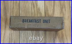Vintage WW2 US Army Field Ration K Breakfast Unit Sealed Phillips K Ration NICE