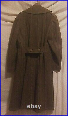 Vintage WW2 US Army Overcoat