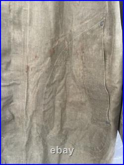 Vintage WW2 WWII US Army Raincoat 1943 OD Rubberized Trench Rain Coat Rubber Vintage WW2 WWII US Army Raincoat 1943 OD Rubberized Trench Rain Coat Rubber
