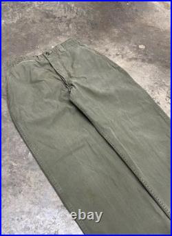 Vintage WWII 1940s U. S. Army M-1943 Field Trousers pants M43 uniform