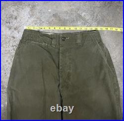 Vintage WWII 1940s U. S. Army M-1943 Field Trousers pants M43 uniform