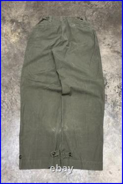 Vintage WWII 1940s U. S. Army M-1943 Field Trousers pants M43 uniform