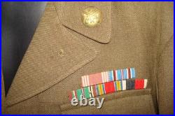 Vintage WWII 1940s US Army Olive Ike Jacket Military police