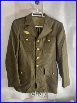 Vintage WWII 1943 C & C CO US Army Wool Jacket 37L (Rare Find)