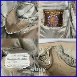 Vintage WWII 1943 US Army Issued 575 Summer Uniform Tunic Pants 5 Bars Size 34S