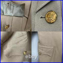 Vintage WWII 1943 US Army Issued 575 Summer Uniform Tunic Pants 5 Bars Size 34S