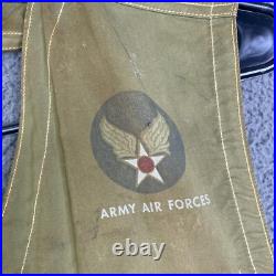 Vintage WWII Army Air Forces TYPE C-1 Emergency Sustenance Vest with Holster USAAF