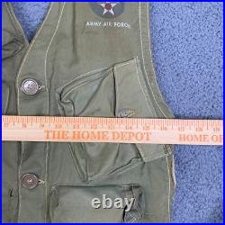 Vintage WWII Army Air Forces TYPE C-1 Emergency Sustenance Vest with Holster USAAF