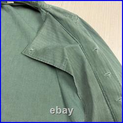 Vintage WWII Army M-43 HBT Field Jacket 1943 Herringbone 13 Star Buttons Size 34