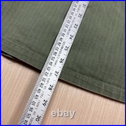 Vintage WWII Army M-43 HBT Field Jacket 1943 Herringbone 13 Star Buttons Size 34